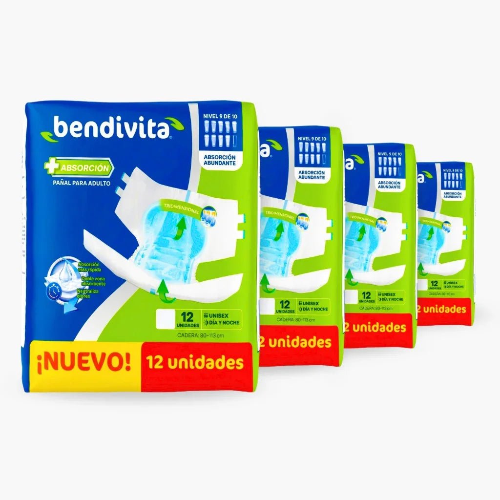 Pañal para adulto con triple barrera y gel absorbente – Bendivita Panamá